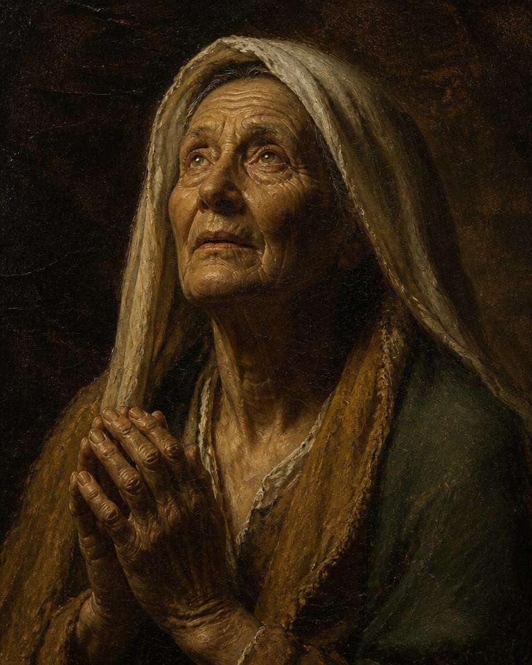 Painted portrait of Anna