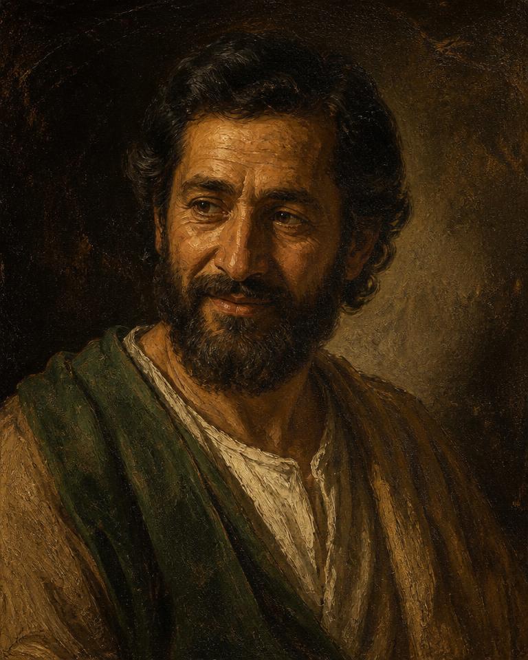 Painted portrait of Barnabas