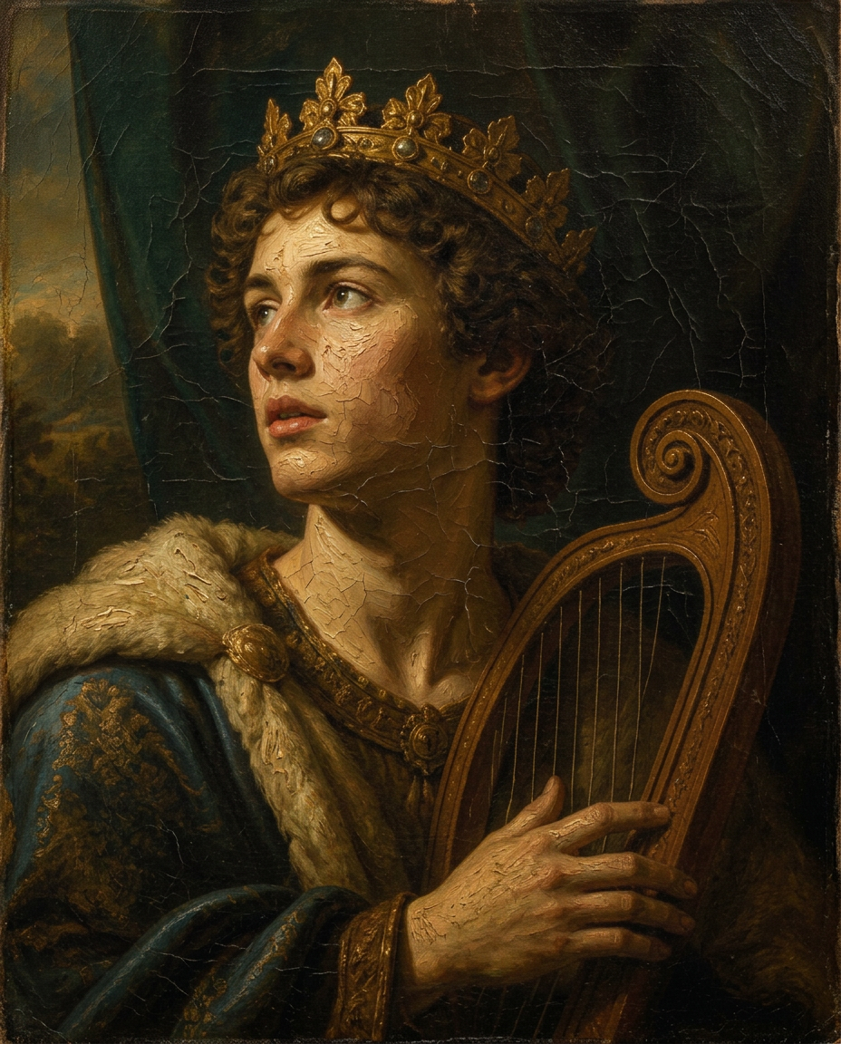 Painted portrait of David