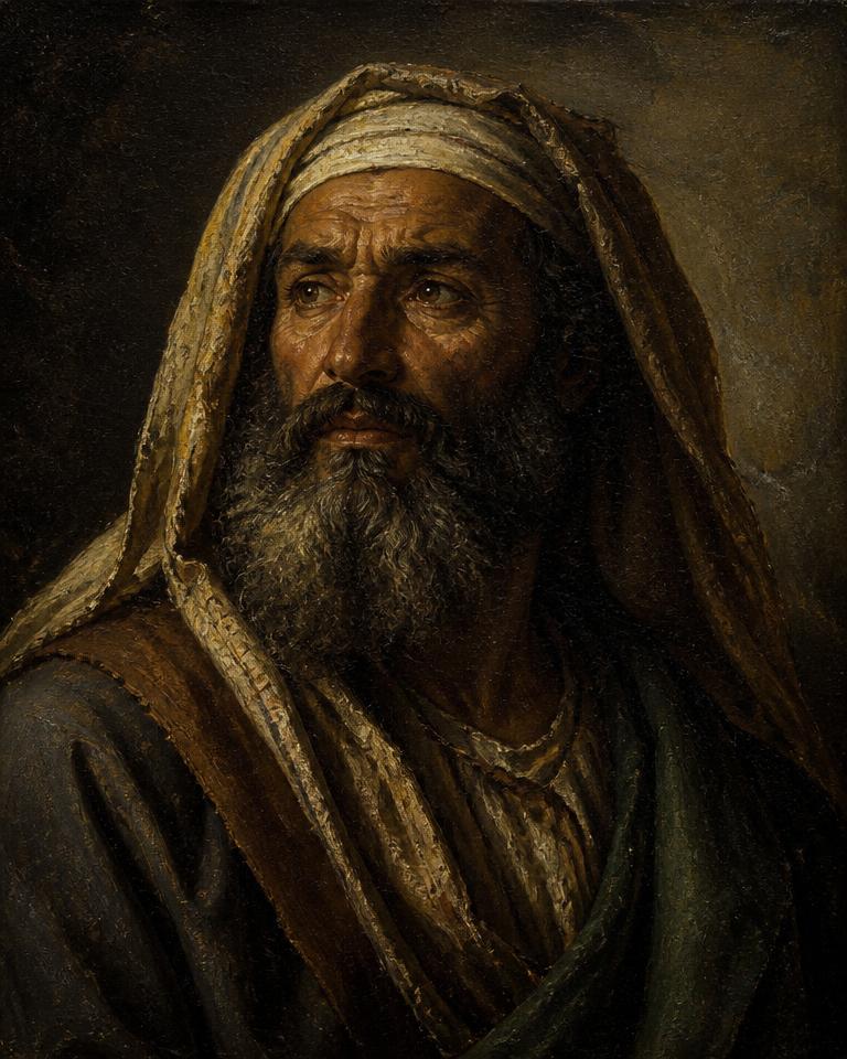 Painted portrait of Isaiah