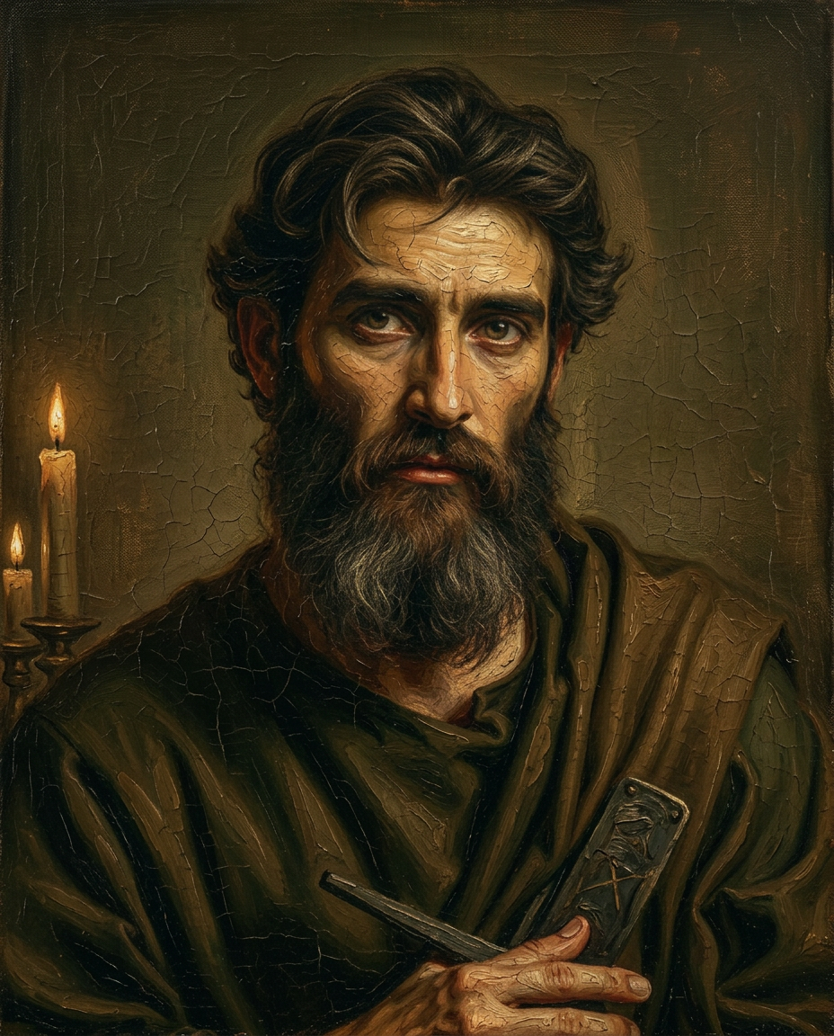 Painted portrait of Joseph of Nazareth