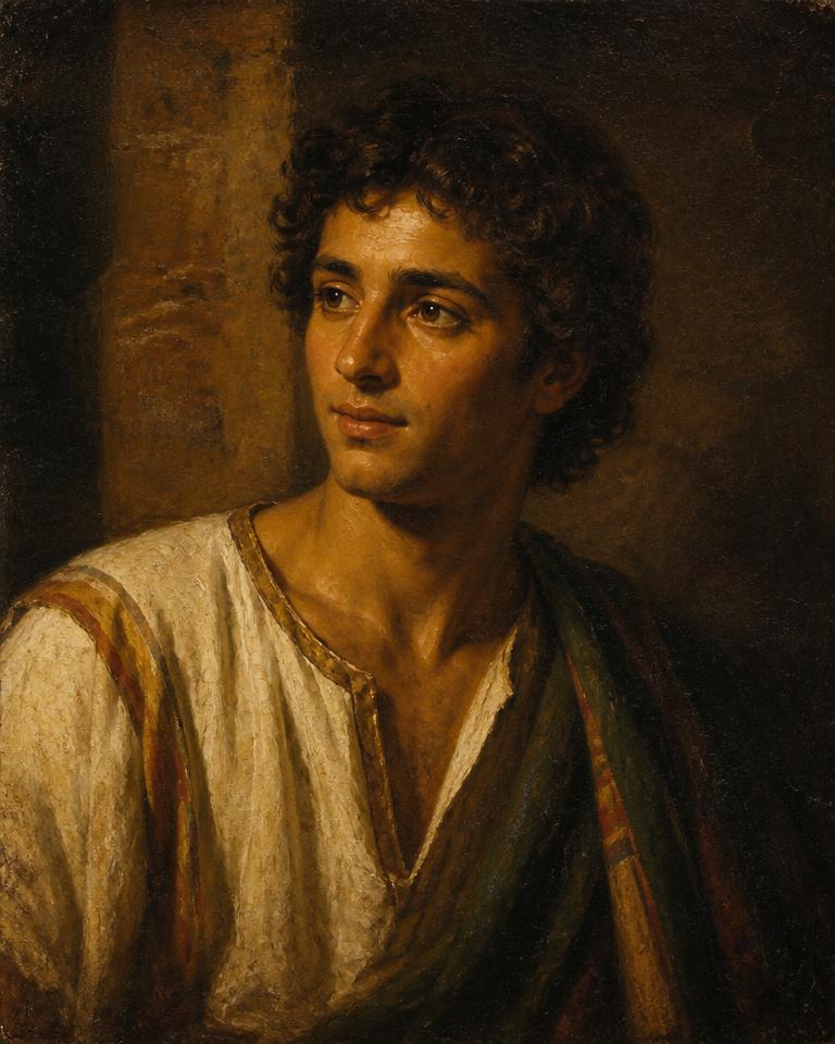 Painted portrait of Joseph