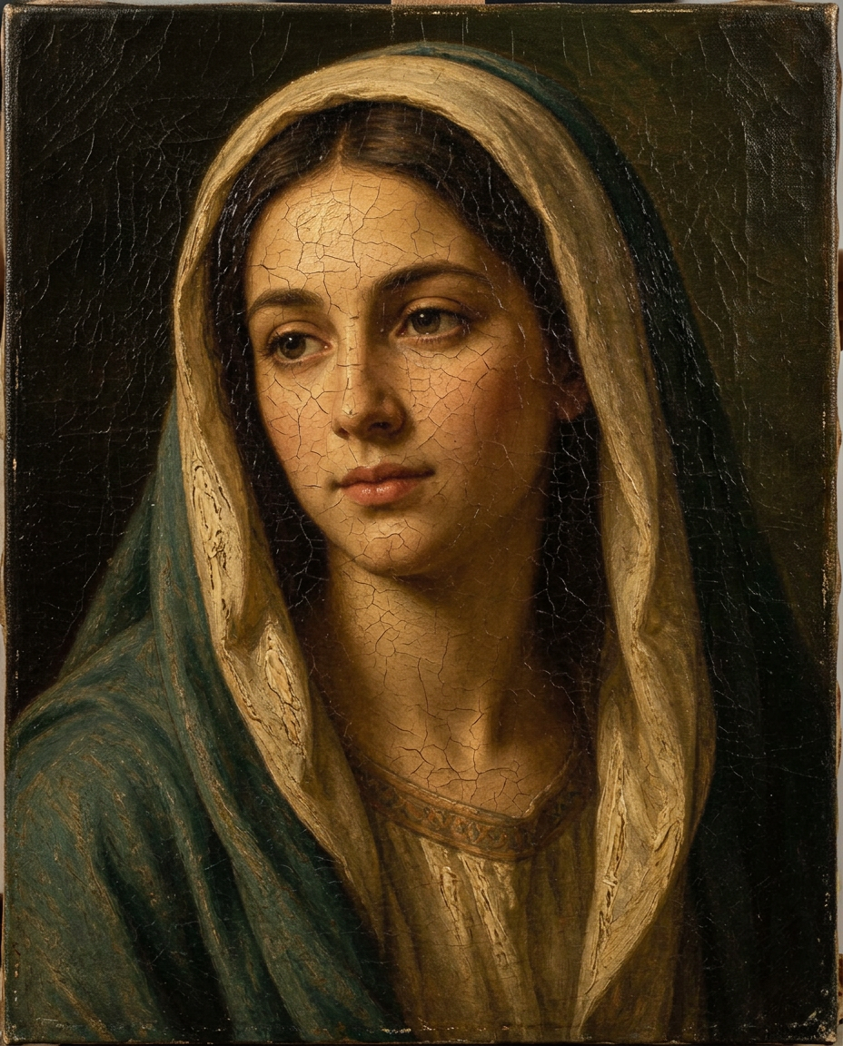 Painted portrait of Mary, Mother of Jesus