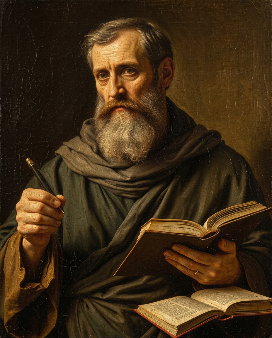Painted portrait of Matthew