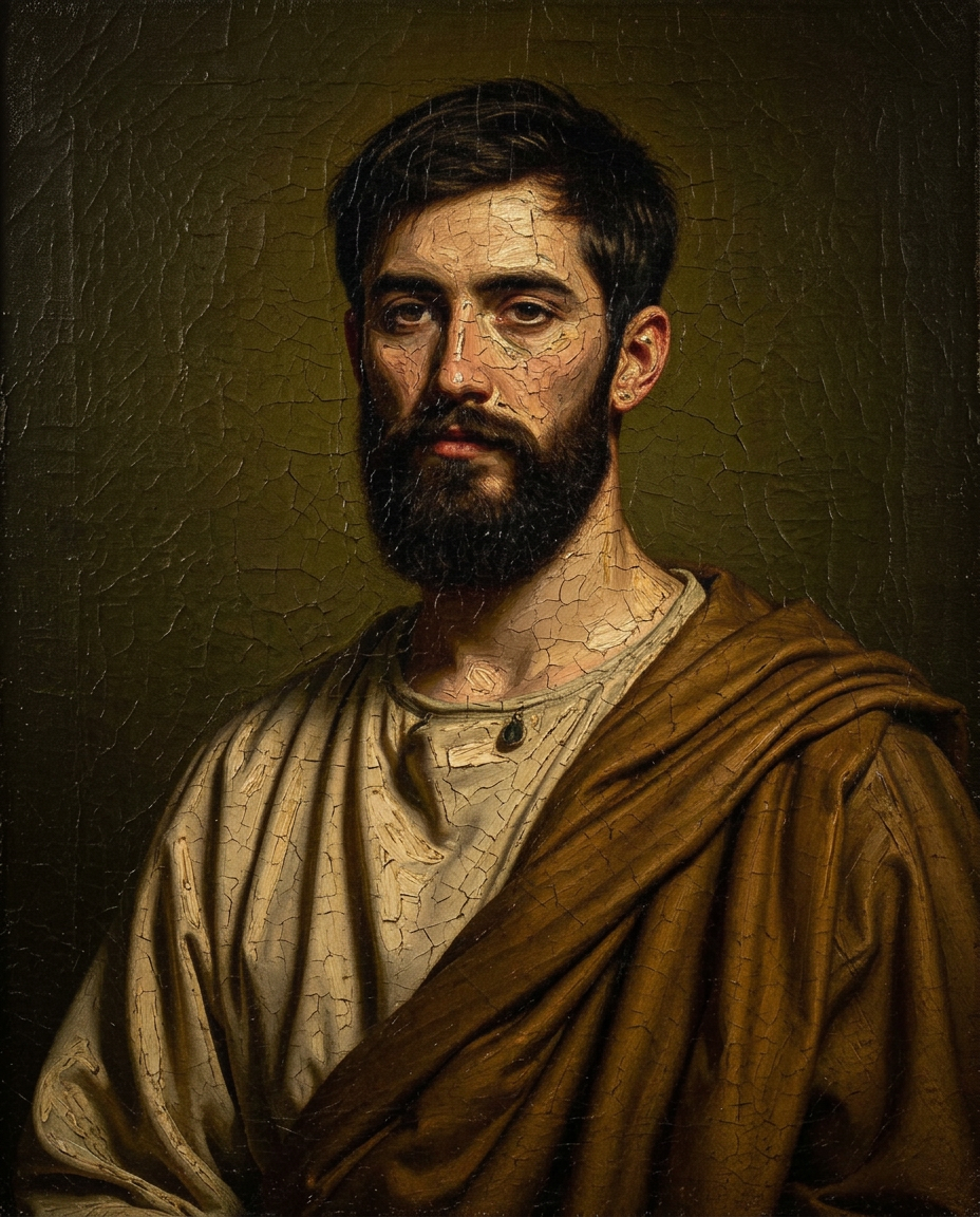 Painted portrait of Matthias