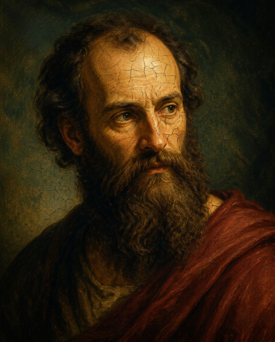 Painted portrait of Paul