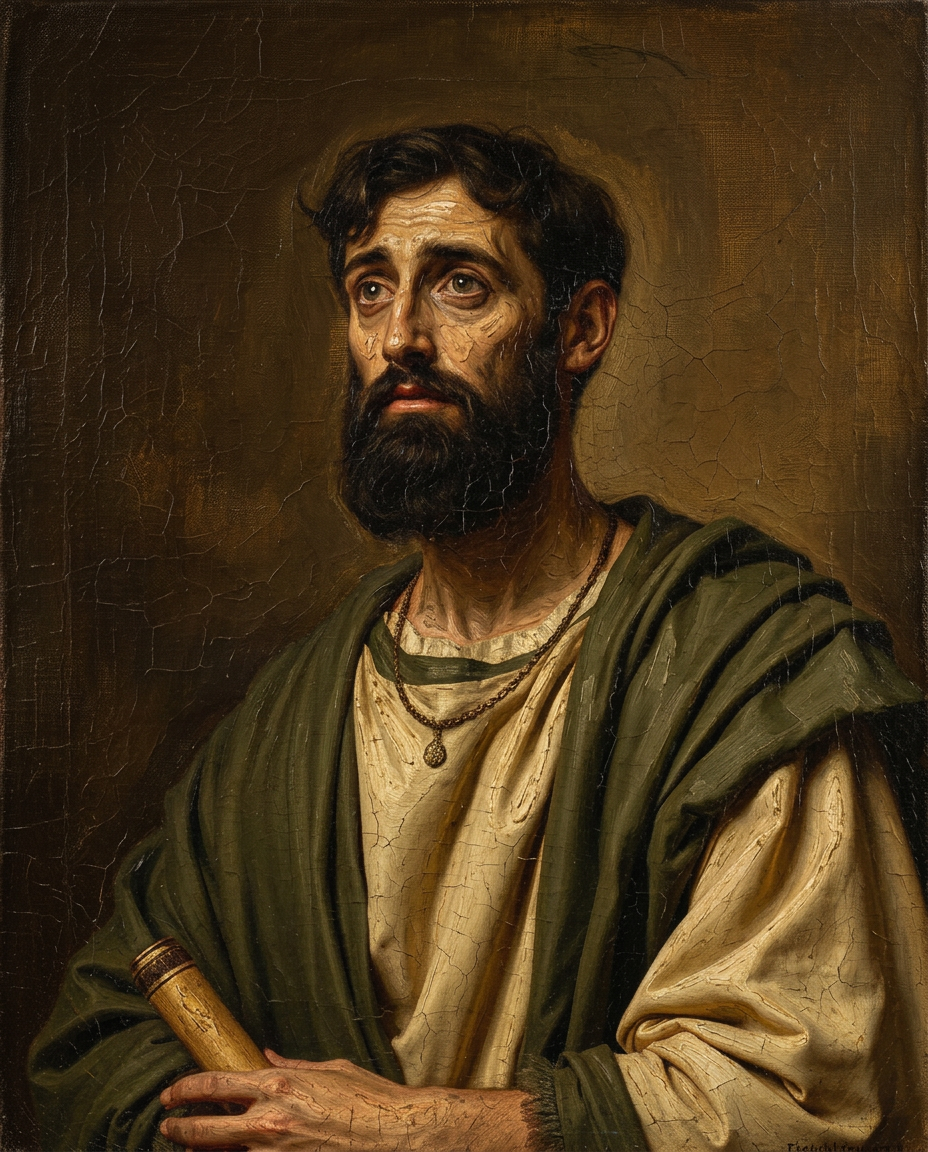 Painted portrait of Philip