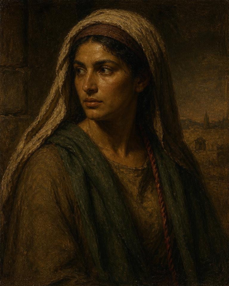 Painted portrait of Rahab