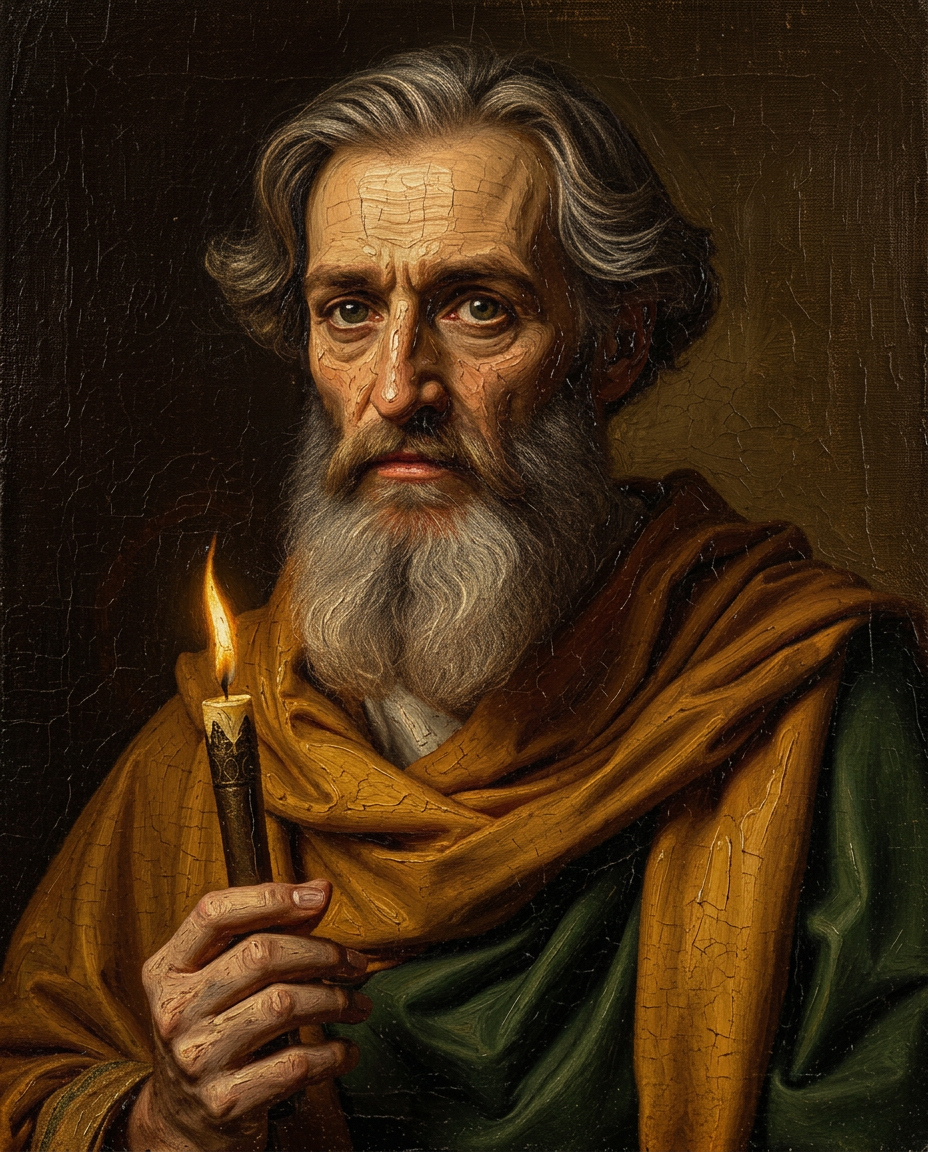 Painted portrait of Thaddaeus
