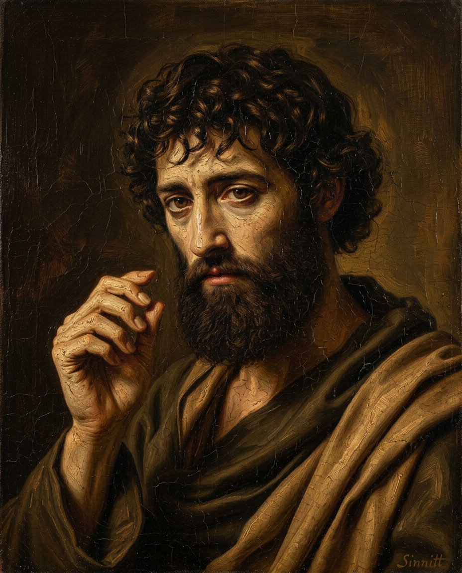 Painted portrait of Thomas